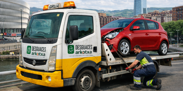 Recogida gratuita de coches en Bizkaia: cómo funciona el servicio de grúa